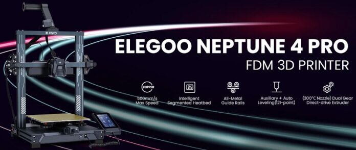 Elegoo Neptune 4 Pro: сверхбыстрый 3D-принтер с поддержкой Klipper